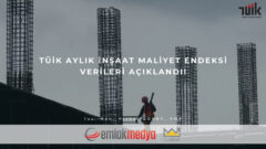 2022 Nisan inşaat maliyet endeksi artışı yıllık yüzde 106,60 oldu!